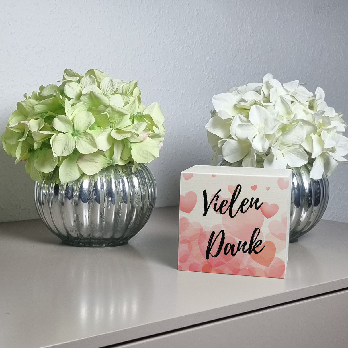 Vielen Dank Spardose mit Herzen