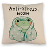 Frosch er Decke Kissen mit Spruch Anti-Stress Kissen