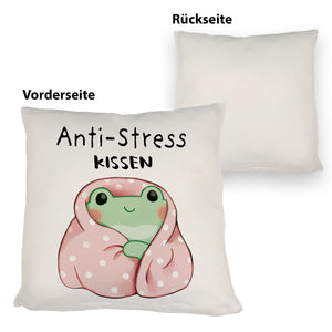 Frosch er Decke Kissen mit Spruch Anti-Stress Kissen