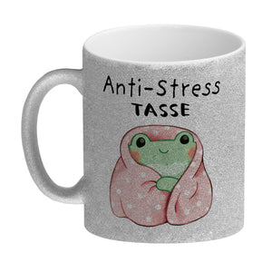 Frosch er Decke mit Spruch Anti-Stress Tasse