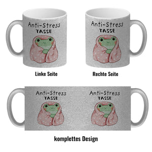Frosch er Decke mit Spruch Anti-Stress Tasse