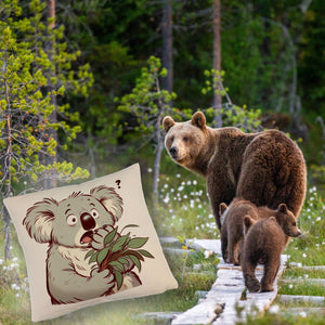 Koalabär Comic Kissen