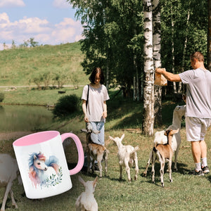 Buntes Pferd Kaffeebecher