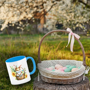 Niedlicher Osterhase im Osternest Kaffeebecher