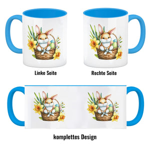 Niedlicher Osterhase im Osternest Kaffeebecher