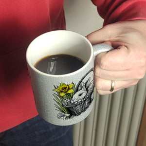 Osterhase im Osternest Kaffeebecher