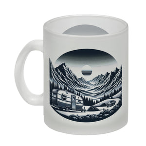 Camping in den Bergen Kaffeebecher