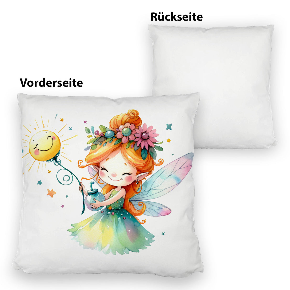 Magische bunte Fee Kissen
