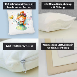 Magische bunte Fee Kissen