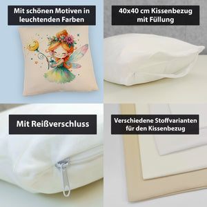 Magische bunte Fee Kissen