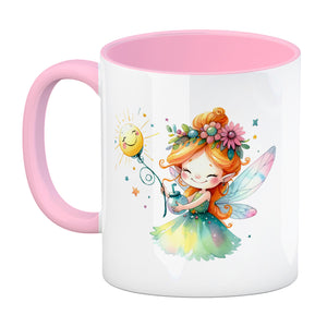 Magische bunte Fee Kaffeebecher