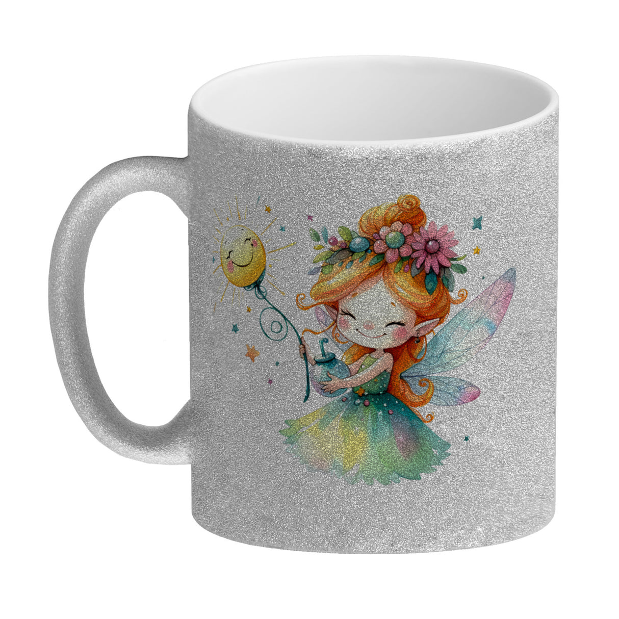 Magische bunte Fee Kaffeebecher