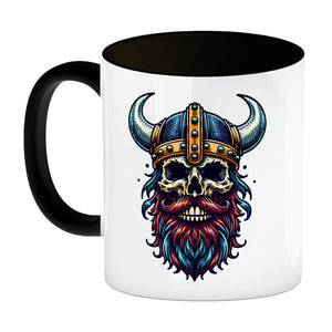 Totenkopf Wikinger Kaffeebecher