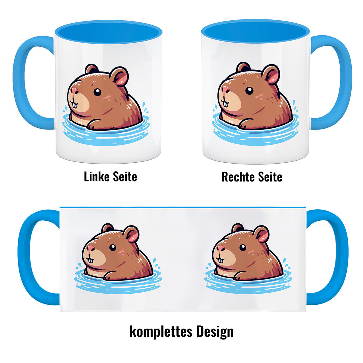 Capybara Comic Kaffeebecher