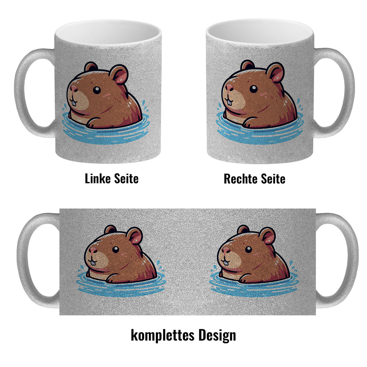 Capybara Comic Kaffeebecher