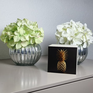 Goldene Ananas Spardose
