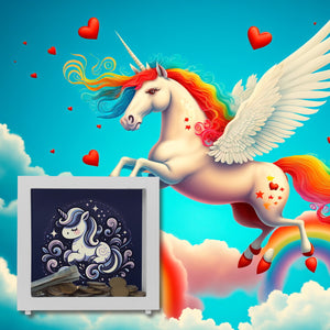 Schlafendes Einhorn Spardose