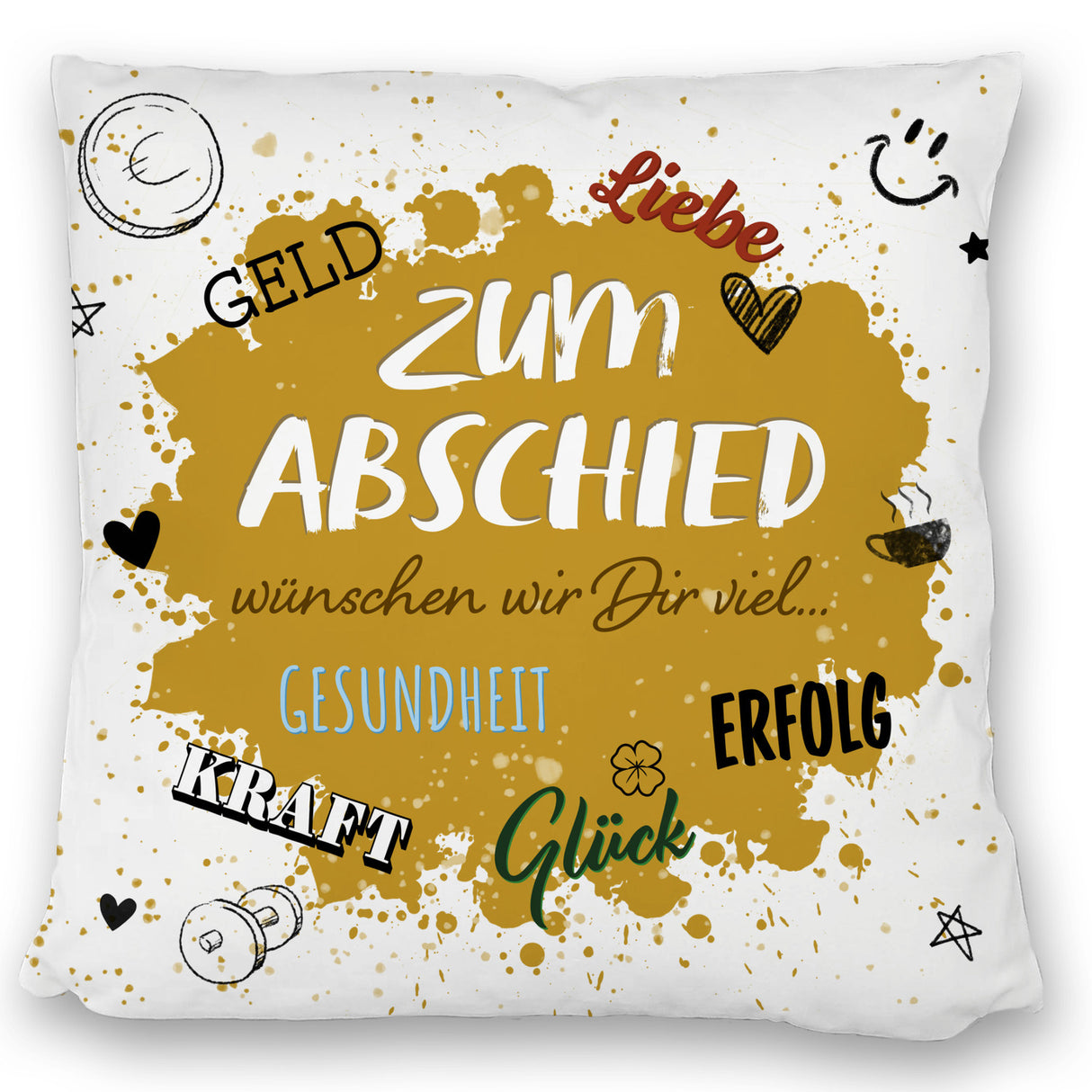 Zum Abschied Wünsche Kissen