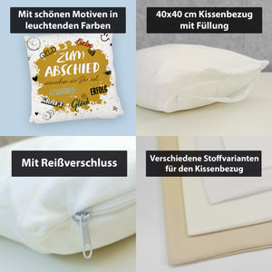 Zum Abschied Wünsche Kissen