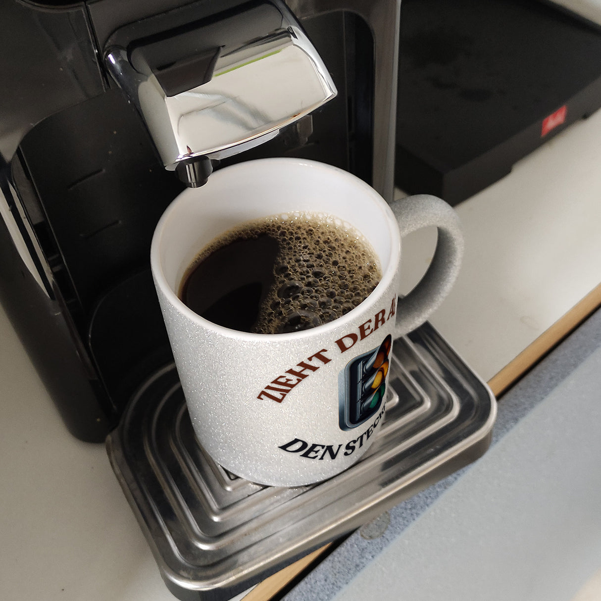 Zieht der Ampel den Stecker Kaffeebecher