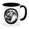 Heulender Wolf im Mondschein Kaffeebecher