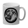 Heulender Wolf im Mondschein Kaffeebecher