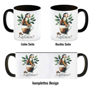 Käffchen - Affe in einer Kaffeetasse Kaffeebecher
