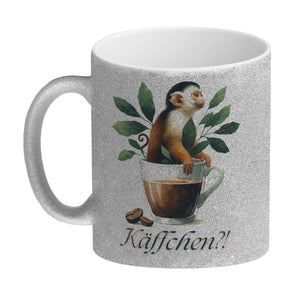 Käffchen - Affe in einer Kaffeetasse Kaffeebecher