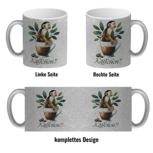 Käffchen - Affe in einer Kaffeetasse Kaffeebecher