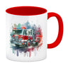 Feuerwehrauto Kaffeebecher