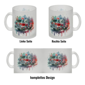 Feuerwehrauto Kaffeebecher