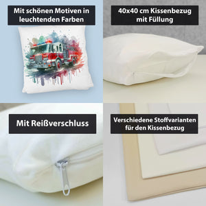 Feuerwehrauto Kissen