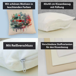 Feuerwehrauto Kissen