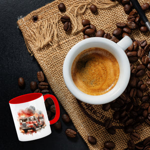 Feuerwehrfahrzeug Kaffeebecher