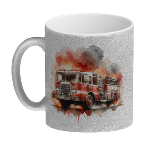 Feuerwehrfahrzeug Kaffeebecher