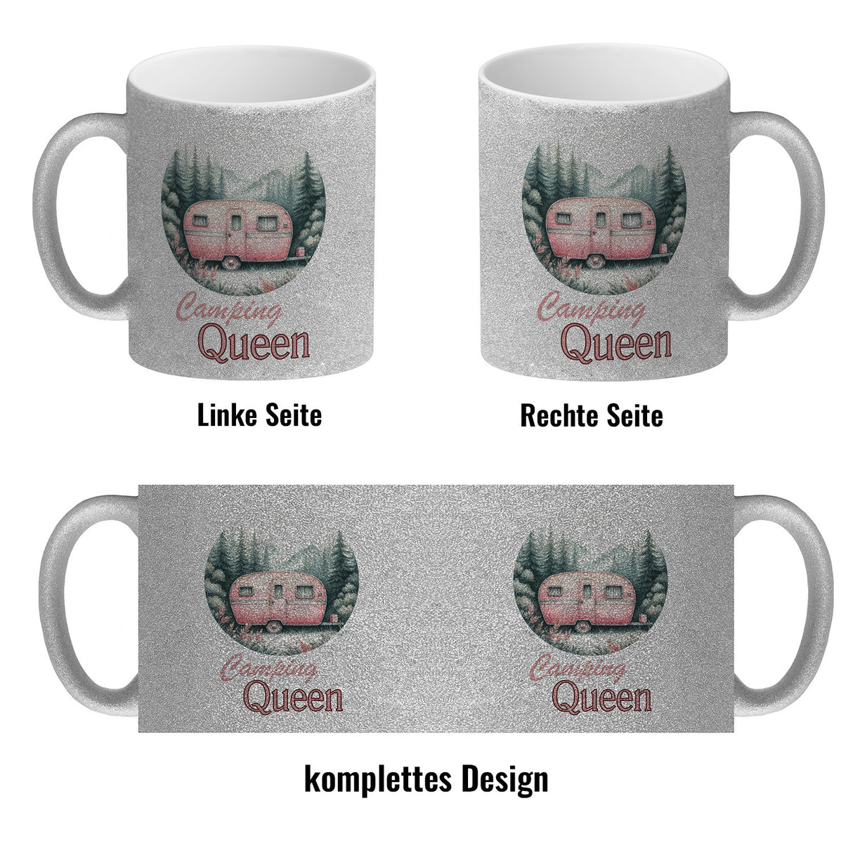 Camping Queen Wohnwagen Kaffeebecher