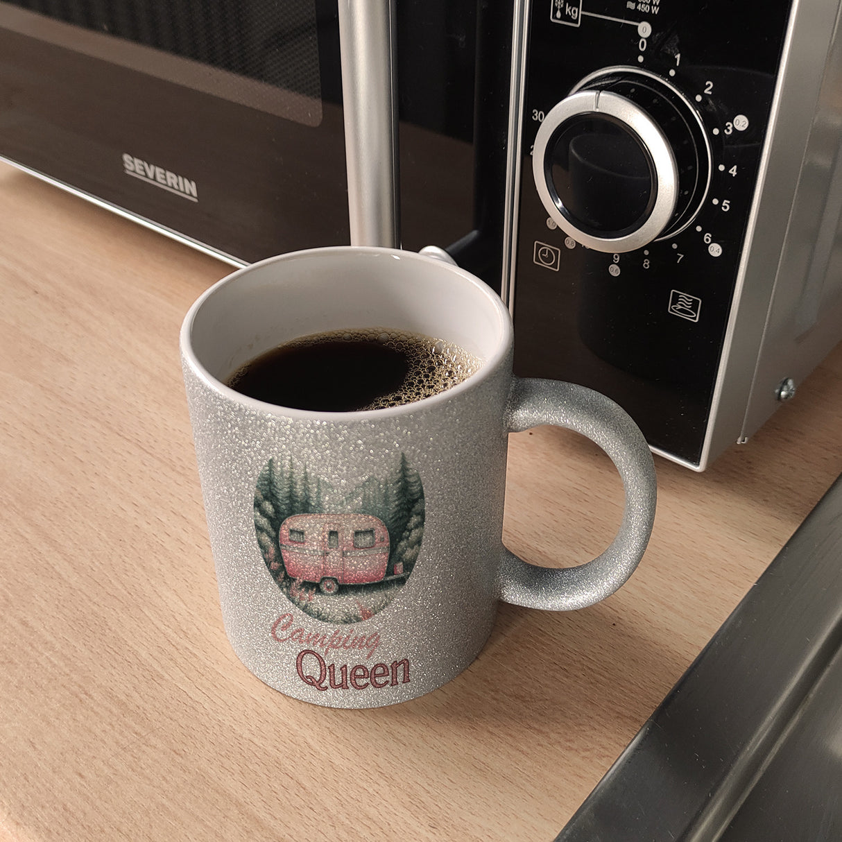 Camping Queen Wohnwagen Kaffeebecher