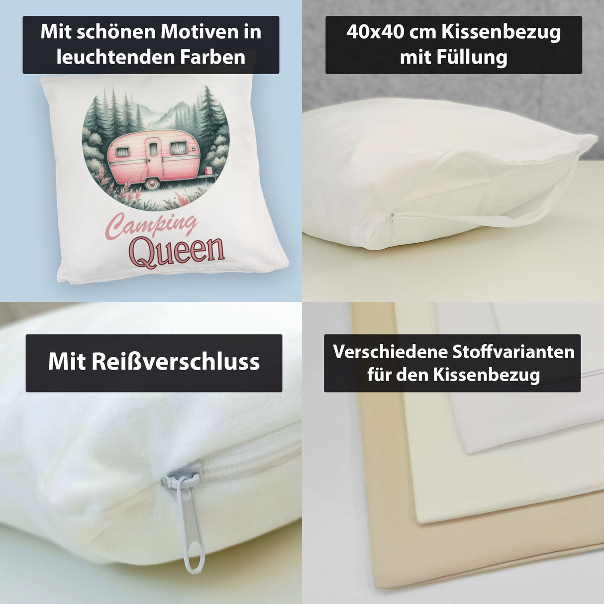 Camping Queen Wohnwagen Kissen