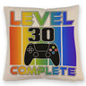 30. Geburtstag Gamer Kissen mit Spruch Level 30 complete