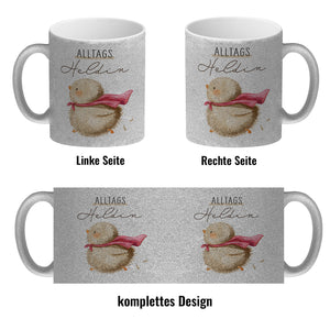 Küken Kaffeebecher mit Spruch Alltagsheldin