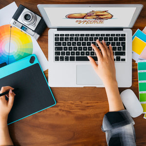 Capybara Mama und Kind Magnet rund mit Spruch Danke Mama
