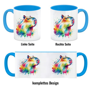 Capybara Aquarell Kaffeebecher