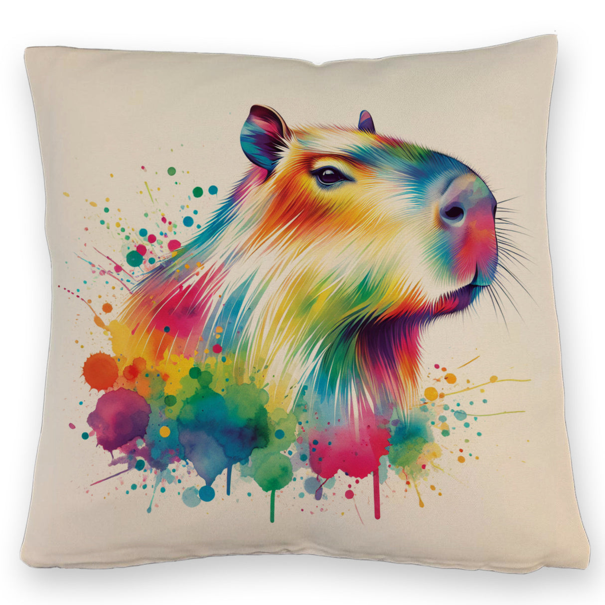 Capybara Aquarell Kissen