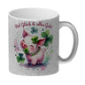 Glücksschwein Kaffeebecher mit Spruch Spruch Viel Glück & alles Gute!