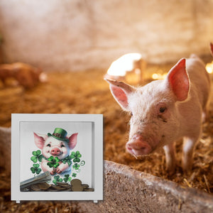 Süßes Schwein das Glück bringt Spardose