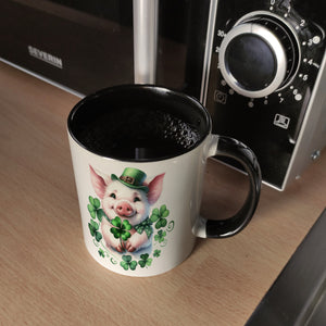 Süßes Schwein das Glück bringt Kaffeebecher