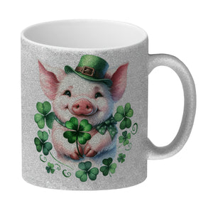 Süßes Schwein das Glück bringt Kaffeebecher
