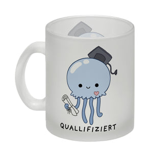 Jelly & Friends Qualle Kaffeebecher mit Spruch Quallifiziert