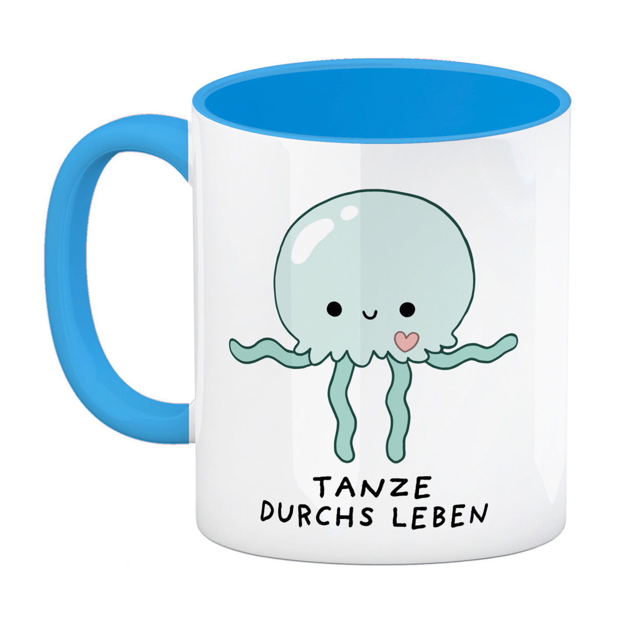 Jelly & Friends Qualle Kaffeebecher mit Spruch Tanze durchs Leben