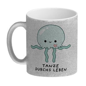 Jelly & Friends Qualle Kaffeebecher mit Spruch Tanze durchs Leben